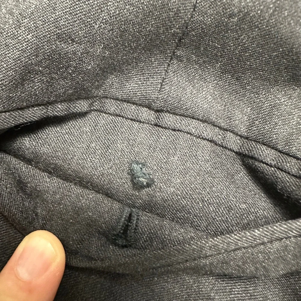 J.Crew Bedford Dress Pants Mens 33x32 Gray 100% Wool Flat Front Trousers